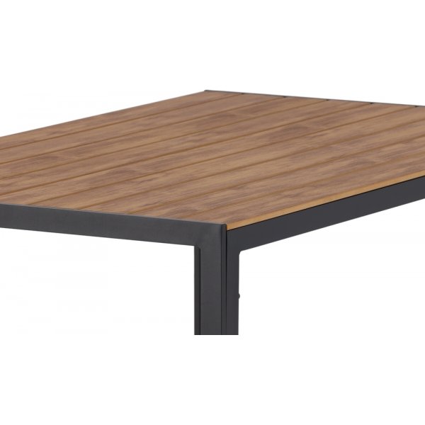 Break ruokapyt 150 x 90 cm - Ruskea/Musta