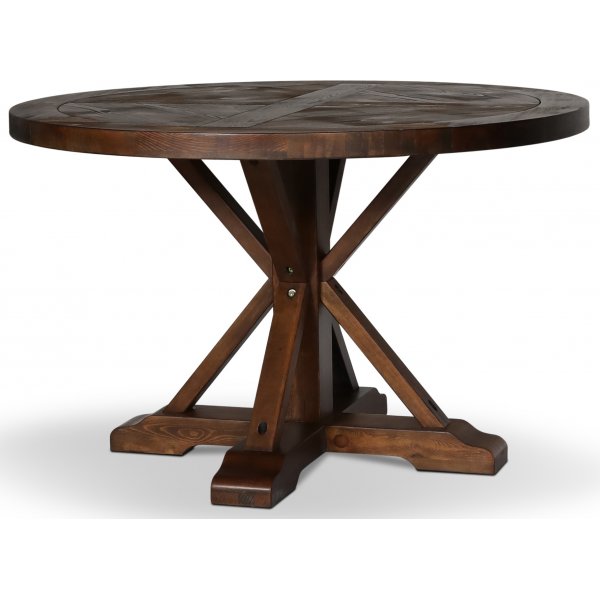 Tuva pyre ruokapyt 120 cm - Ruskea vintage