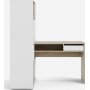 Function Plus -pyt 135,2 x 100,2 x 153 cm - Valkoinen/tammi
