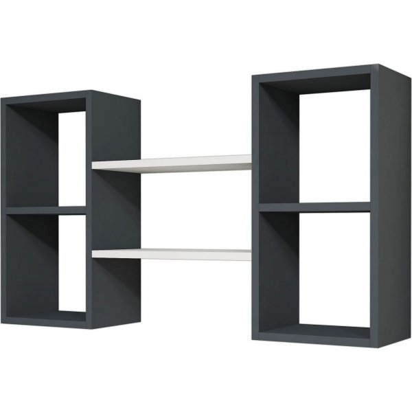 Bambi seinähylly - valkoinen/antrasiitti Bambi seinähylly - valkoinen/antrasiitti