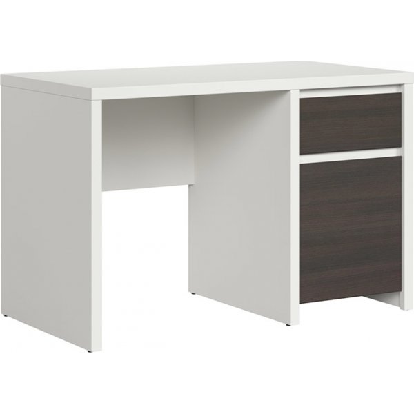 Kaspian kirjoituspyt 120 x 65 cm - Valkoinen/wenge