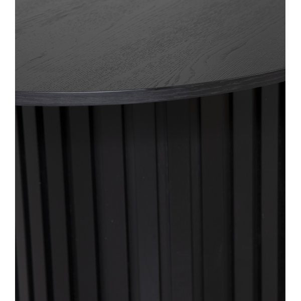 Ruokailuryhmä PiPi soikea ruokapöytä 240 cm sis. 4 terveellistä ruokapöydän tuolia - Musta tahra + 3.00 x Huonekalujen jalat Ruokailuryhmä PiPi soikea ruokapöytä 240 cm sis. 4 terveellistä ruokapöydän tuolia - Musta tahra + 3.00 x Huonekalujen jalat