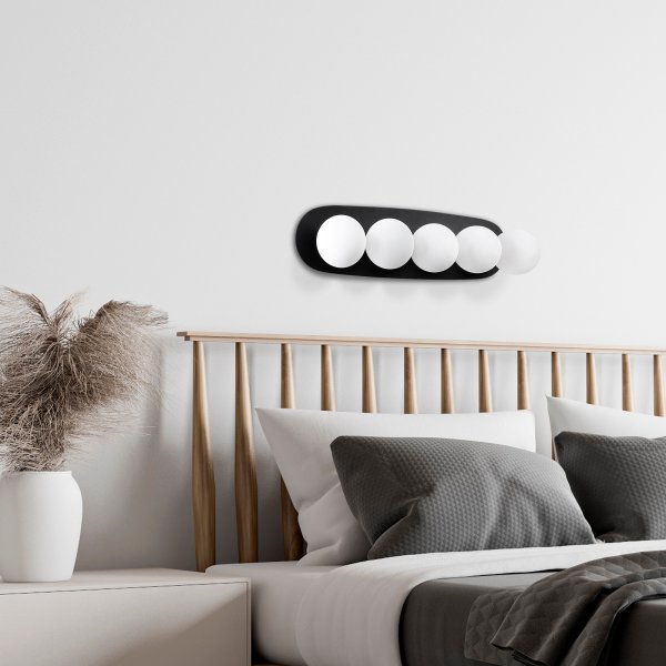 Kaivon seinävalaisin 11741 - Musta/valkoinen Kaivon seinävalaisin 11741 - Musta/valkoinen