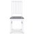 Fr tuoli - valkoinen/harmaa + Huonekalujen jalat