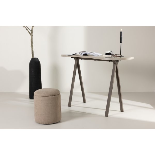 Holmestrand työpöytä 115 x 50 cm - beige/ruskea Holmestrand työpöytä 115 x 50 cm - beige/ruskea