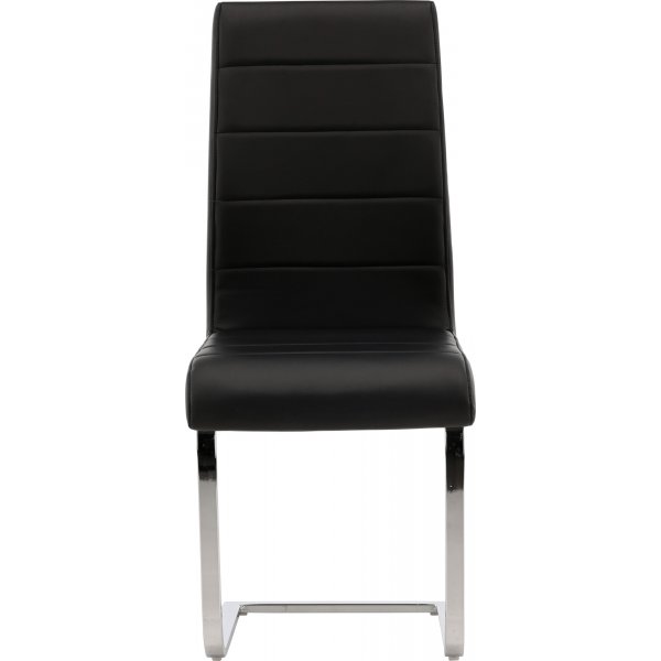 Tempo ruokapöydän tuoli - musta PU Tempo ruokapöydän tuoli - musta PU