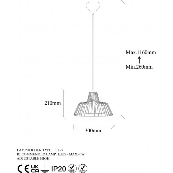 Hacke kattovalaisin - musta Hacke kattovalaisin - musta