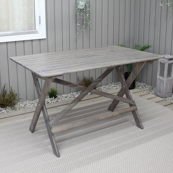 Knohult ruokapyt 125 cm - harmaa