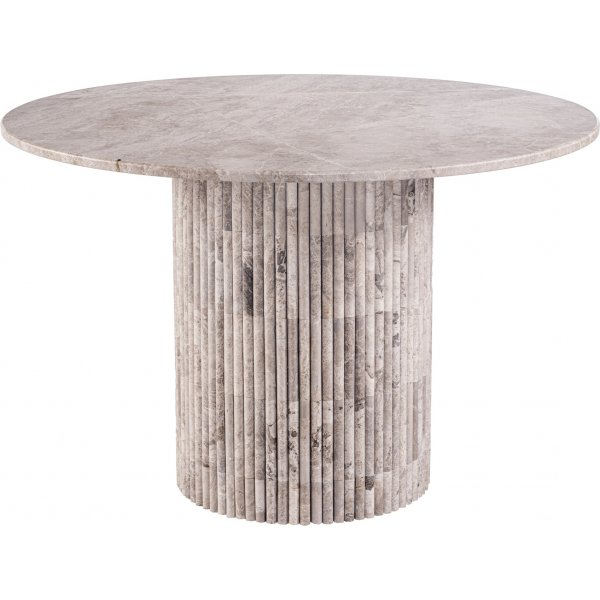 Pegani pyre ruokapyt harmaata beige marmoria - Mik tahansa koko 105 tai 130 cm