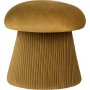 Hampton-pouf - Ocher sametti
