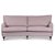 Howard London Premium 4 istuttava kaareva sohva - vaaleanpunainen
