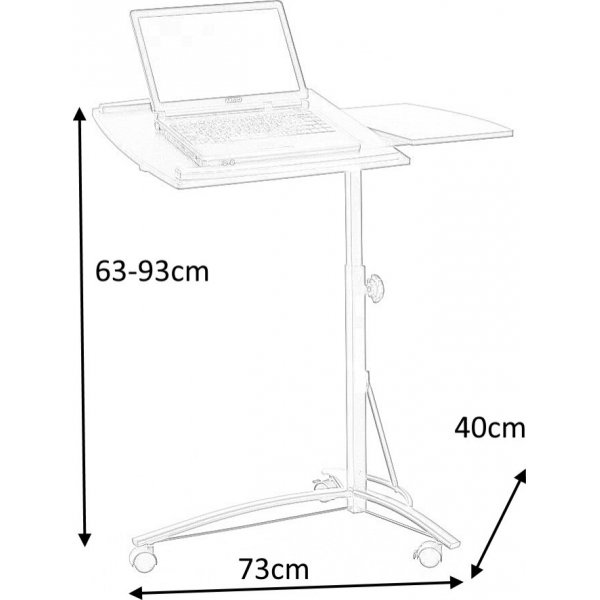 Hector-pyt kannettavalle tietokoneelle - musta