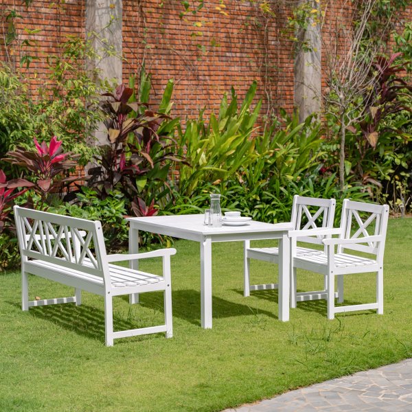 Europe-ruokapöytä 135 cm - Valkoinen + Huonekalujen tekstiilien hoito Europe-ruokapöytä 135 cm - Valkoinen + Huonekalujen tekstiilien hoito