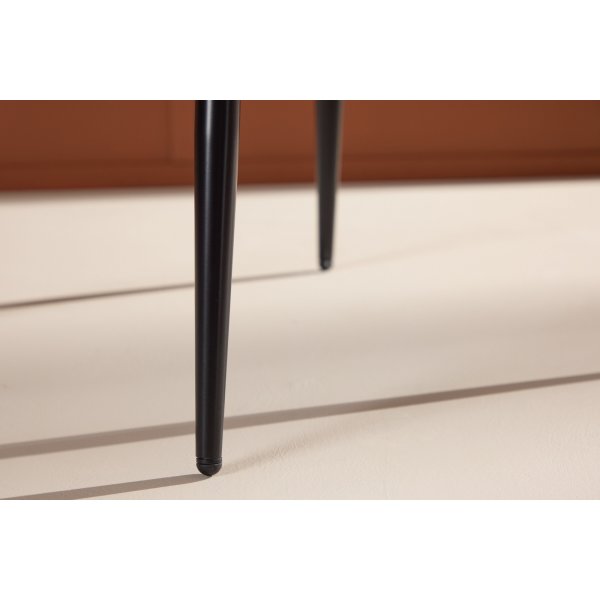 Yruokailutuoli - beige sametti/musta