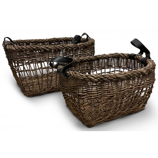 Broste korit 2 korin setti - rottinki