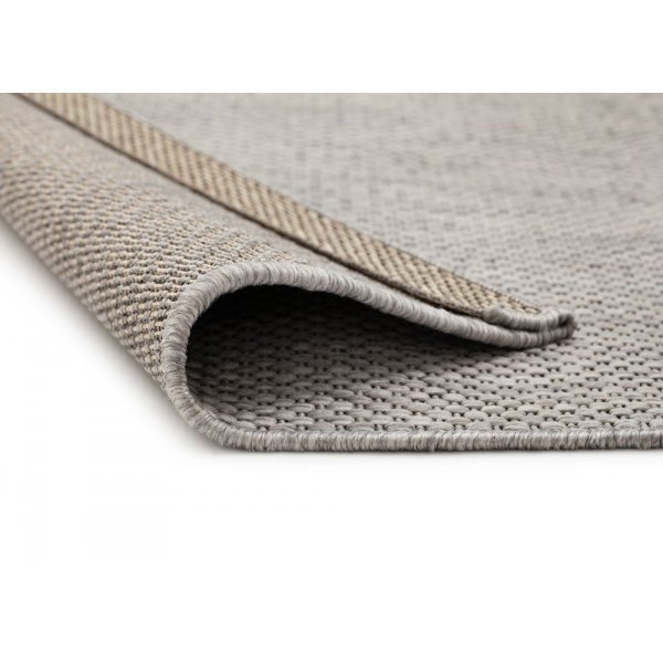 Litteä kudottu matto Eleanora - harmaa Litteä kudottu matto Eleanora - harmaa