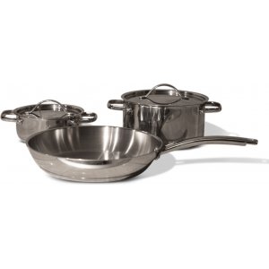 Rix Tool pot setti 3 osaa 18/8 terästä - Kiillotettu teräs Rix Tool pot setti 3 osaa 18/8 terästä - Kiillotettu teräs
