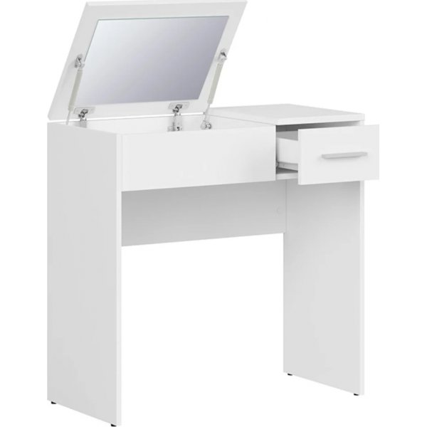 Nepo Plus peilipöytä 80 x 40 cm - Valkoinen Nepo Plus peilipöytä 80 x 40 cm - Valkoinen