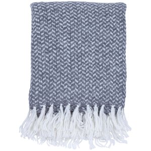 Siri-torkkupeitto 130x170 cm - Harmaa/valkoinen Siri-torkkupeitto 130x170 cm - Harmaa/valkoinen