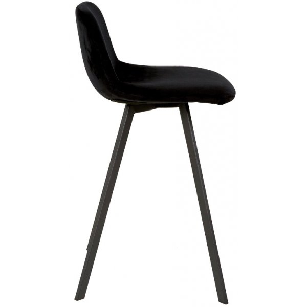 Elisa baarituoli - Musta sametti Elisa baarituoli - Musta sametti