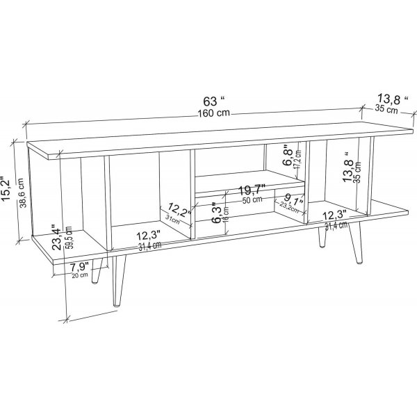 Akya mediapenkki - valkoinen Akya mediapenkki - valkoinen