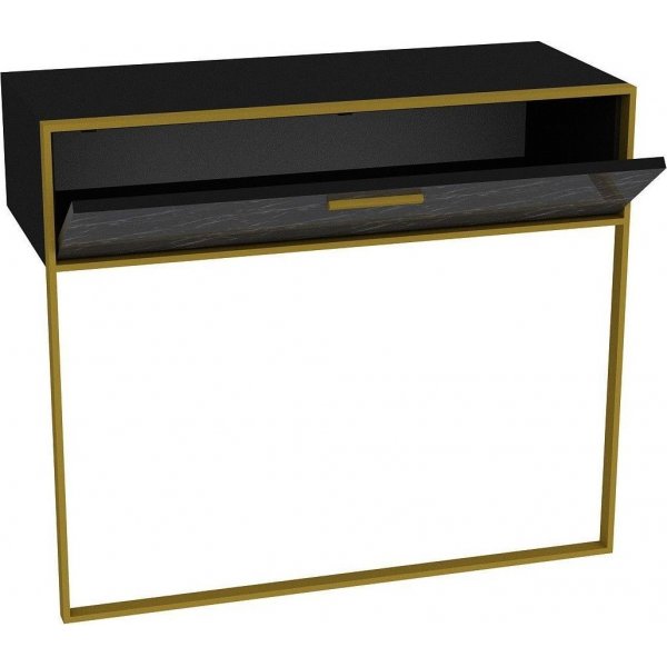 Polka-sivupöytä 90 x 38,5 cm - Kulta/musta Polka-sivupöytä 90 x 38,5 cm - Kulta/musta
