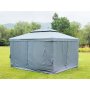 Athen Pavilion 400x300cm - harmaa