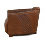 Heritage-klubinojatuoli (squares) - Aniliininahka