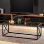 Geiser sohvapyt 120 x 50 cm - Musta