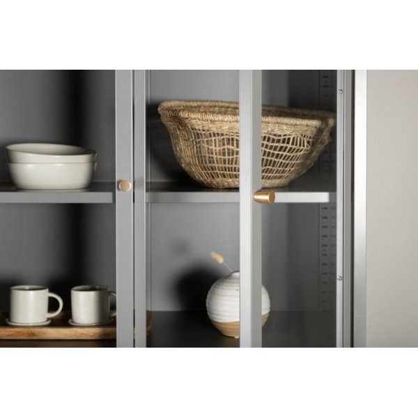 Torsnäsin lasikaappi - Vaaleanharmaa Torsnäsin lasikaappi - Vaaleanharmaa