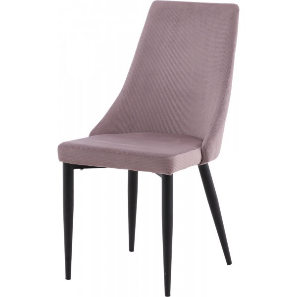 Laila ruokatuoli - Vaaleanpunainen vakosametti Laila ruokatuoli - Vaaleanpunainen vakosametti