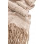 Kannerva ruudullinen 130x170 cm - Beige/valkoinen