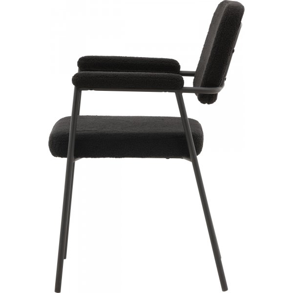 Eilen ruokatuoli - musta boucle