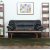 Dominic 2-istuttava sohva mustaa keinonahkaa + Huonekalujen tahranpoistoaine