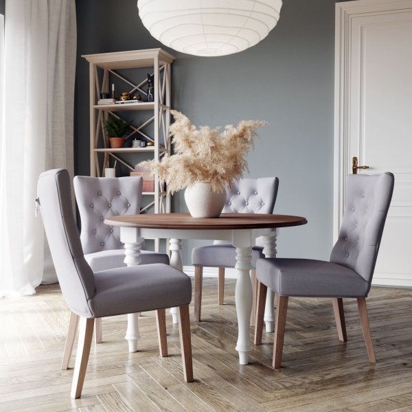 Tuva Kate vaaleanharmaa - Korkea selkä (selkäkahva) Tuva Kate vaaleanharmaa - Korkea selkä (selkäkahva)