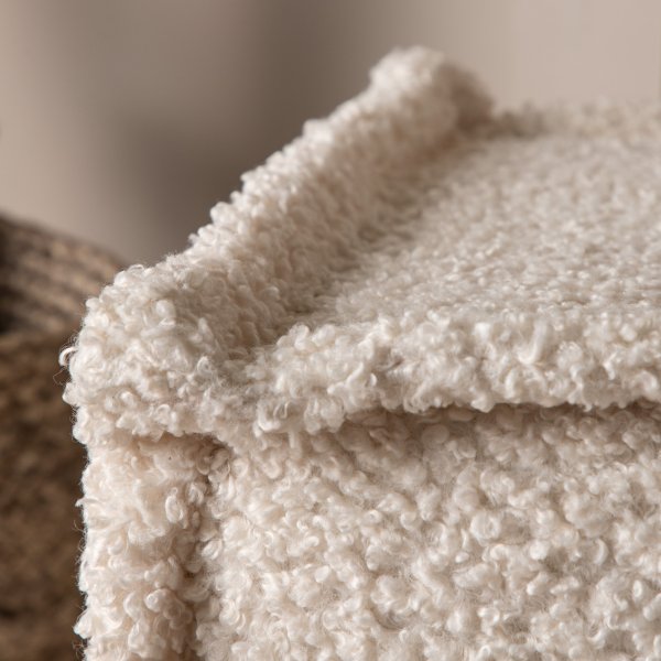 Castine pouf - valkoinen