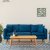 Sofia 3-istuttava sohva - sininen