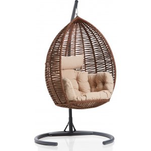 Saka riipputuoli - Ruskea/beige/musta + Huonekalujen tahranpoistoaine Saka riipputuoli - Ruskea/beige/musta + Huonekalujen tahranpoistoaine