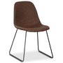 Atlantin sled -tuoli - Ruskea vintage PU