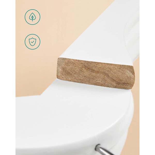 Vaateripustin, puinen, 44,5 cm, 30 kpl - Valkoinen Vaateripustin, puinen, 44,5 cm, 30 kpl - Valkoinen