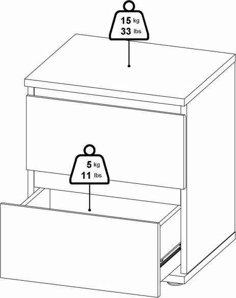 Nova yöpöytä - tammi Nova yöpöytä - tammi