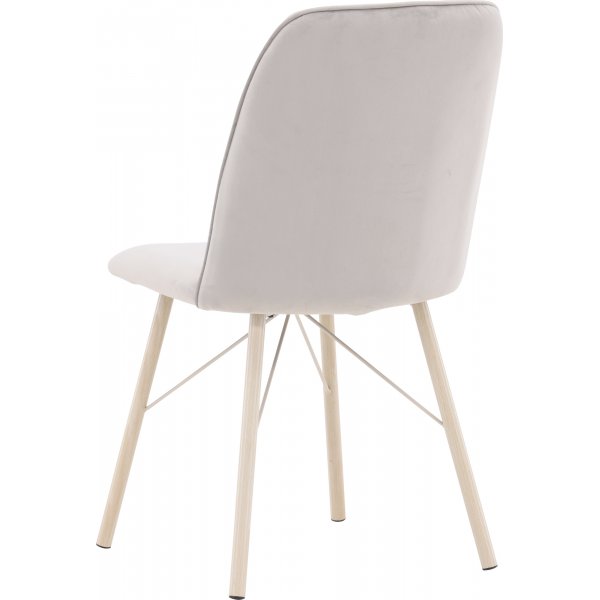 Päivittäinen ruokatuoli - harmaa/valkittu Päivittäinen ruokatuoli - harmaa/valkittu