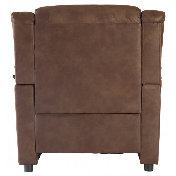 Vera-nojatuoli ruskeaa mikrokuitua