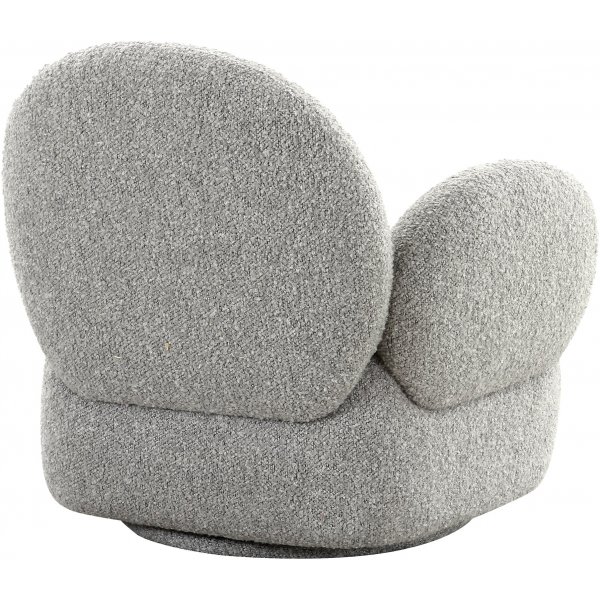 Messina nojatuoli - vaaleanharmaa