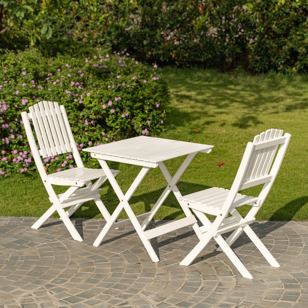 Hav�ng ruokap�yt� 65 x 65 cm - Valkoinen