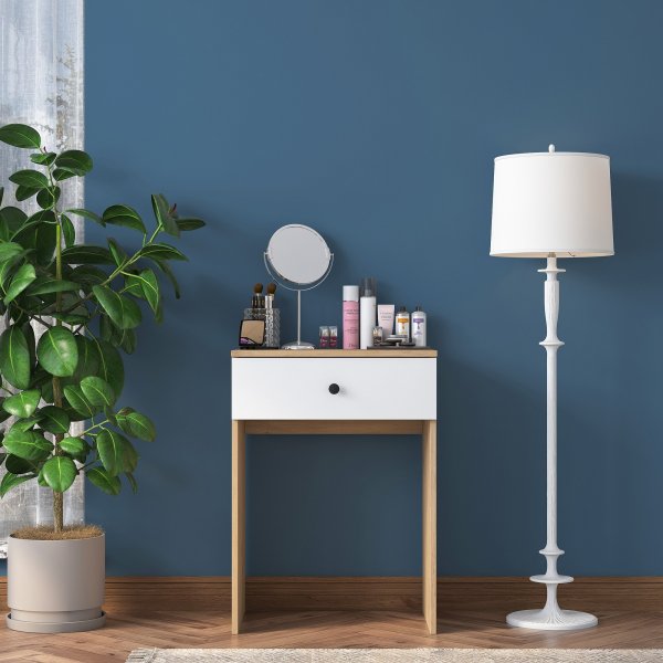 Bijou peilipöytä 12, 60 x 42,5 cm - Pähkinä/valkoinen Bijou peilipöytä 12, 60 x 42,5 cm - Pähkinä/valkoinen