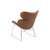 Casar nojatuoli - ruskea/kromi + Huonekalujen hoitosarja tekstiileille