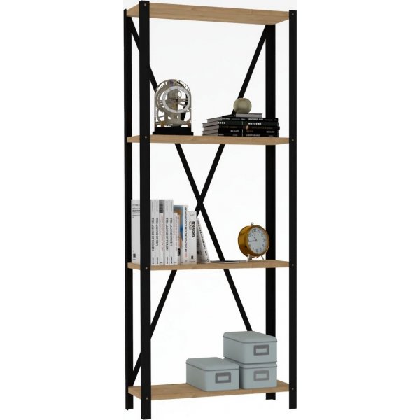 Lola kirjahylly - Sapphire tammi/musta Lola kirjahylly - Sapphire tammi/musta