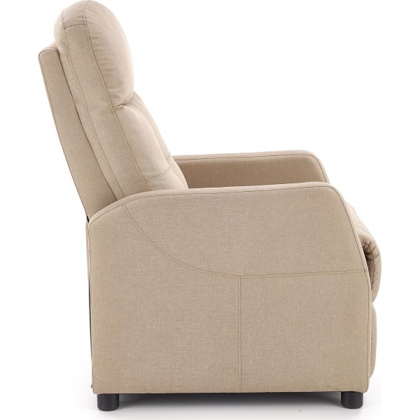 Gunvor lepotuoli beigeä kangasta Gunvor lepotuoli beigeä kangasta