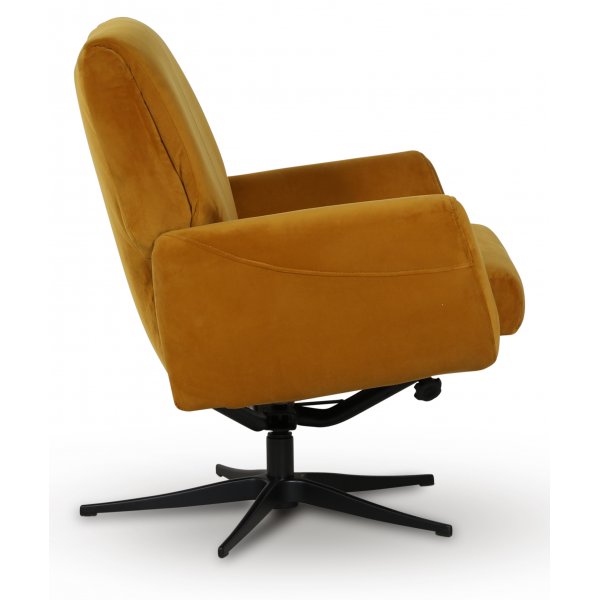 Smilla-nojatuoli (Recliner) - Keltainen sametti Smilla-nojatuoli (Recliner) - Keltainen sametti